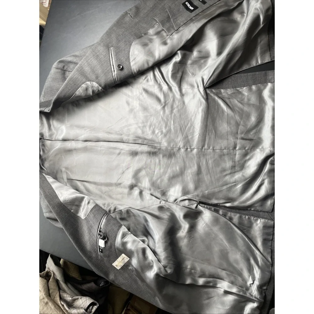 Bonobos Gray 42R Lanificio Comero Flexa Fabric Athletic Fit Patch Pockets Blazer